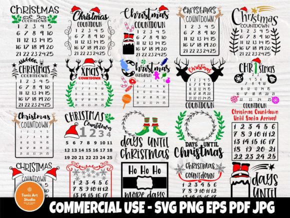 Download Christmas Countdown Bundle - Christmas countdown Collection
