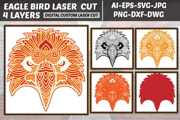 Download Multilayer Laser Cut Bird SVG - Multilayer Collection