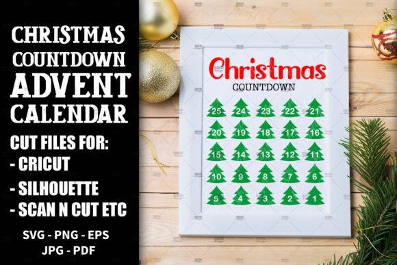 Download Christmas Countdown, Advent Calendar SVG - Christmas countdown Collection
