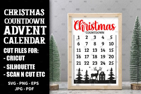 Download Christmas Countdown, Advent Calendar SVG - Christmas countdown Collection