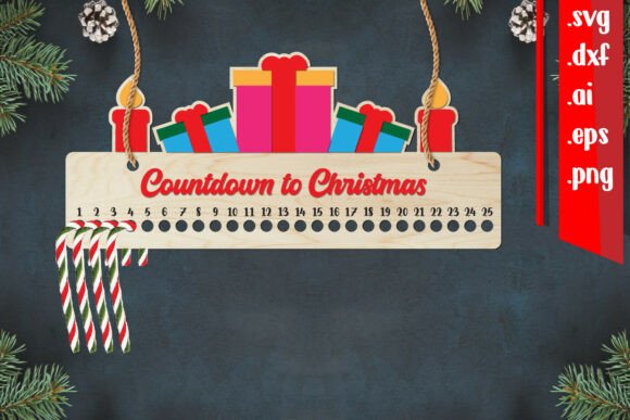 Download Christmas Countdown Candy Cane Christmas - Christmas countdown Collection